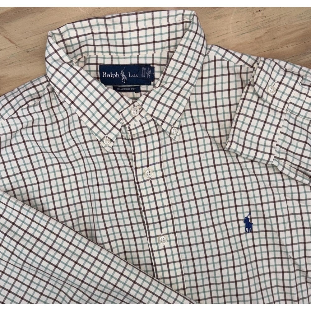 Polo Ralph Lauren Men's Long Sleeve Plaid Check Button Down XL Classic Fit